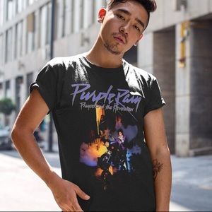 *BRAND NEW* Prince PURPLE RAIN - Black Tee